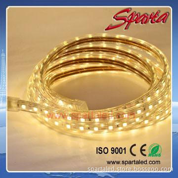 Warm white 220v 5050 led strip 18-20lm